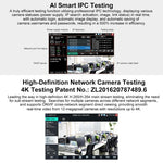 Tester integrato per videosorveglianza SDI coassiale simulato IPC-5200CPlus Network Engineering Treasure, US Plug, EU Plug, UK Plug, AU Plug