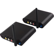 Measy AV530-2 Trasmettitore audio/video wireless a 5,8 GHz + 2 ricevitori, distanza di trasmissione: 300 m, Black US Plug