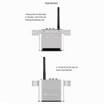 Trasmettitore audio/video wireless 5,8 GHz con 2 ricevitori