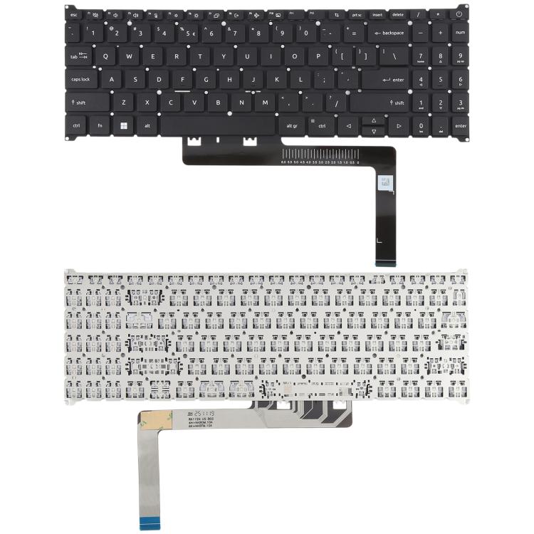 Tastiera per laptop versione USA per Acer Aspire 3 A315-59G / Aspire 5 A515-57 / A515-57G, For Acer Aspire 3 A315-59G