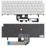 Tastiera retroilluminata per laptop Dell XPS 14 9440 / XPS 16 9640 versione USA 0P66PH / 0DFRF5 2024, For Dell XPS 14 9440(White)