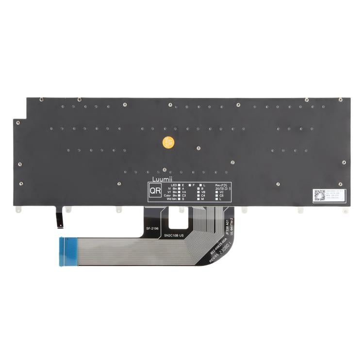 Tastiera retroilluminata per laptop Dell XPS 14 9440 / XPS 16 9640 versione USA 0P66PH / 0DFRF5 2024, For Dell XPS 14 9440(White)