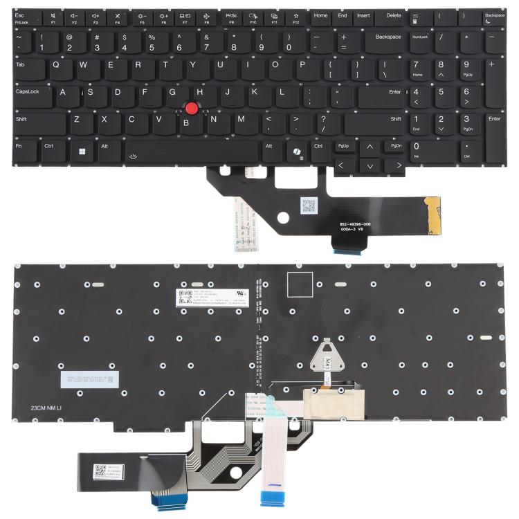 Tastiera retroilluminata USA per Lenovo ThinkPad E16 Gen 1