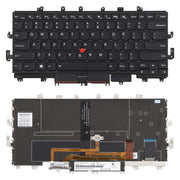Tastiera retroilluminata con puntatore per laptop Lenovo ThinkPad X1 Yoga 1ST 00PA042, versione USA., For Lenovo ThinkPad X1 Yoga 1ST