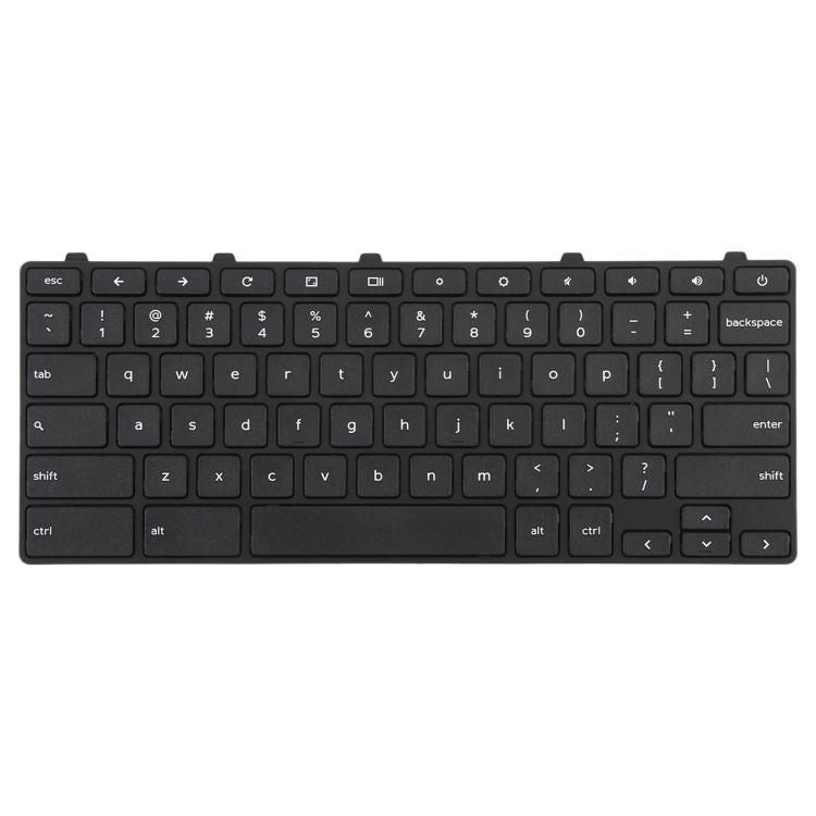 US Version Laptop Keyboard with Power Button for Dell Chromebook 11 3180 3189 3190 3380 3300 3310, For Dell Chromebook 11 3180(Black)