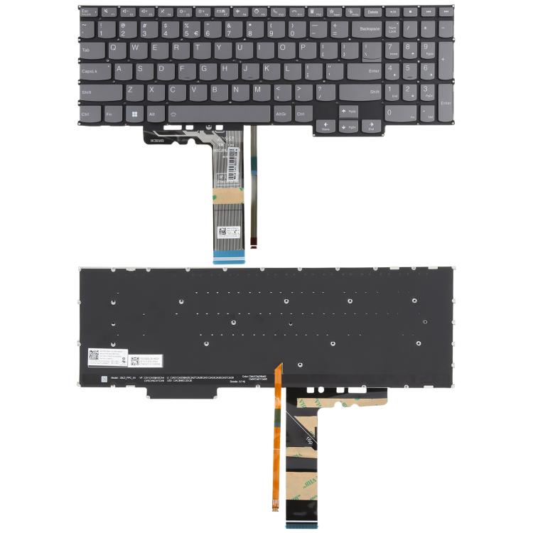 Tastiera retroilluminata con puntatore per laptop Lenovo ThinkBook 16p G3 ARH / 16p G4 IRH / 16p G2 ACH, versione USA., For Lenovo ThinkBook 16p G3 ARH