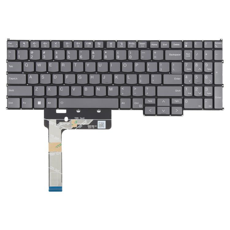 Tastiera retroilluminata con puntatore per laptop, versione USA, compatibile con Lenovo ThinkBook 16 G6 / 16 G6 IRL 21KH / 16 G6 ABP 21KK, For Lenovo ThinkBook 16 G6