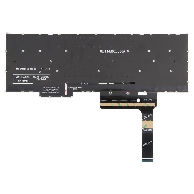 Tastiera retroilluminata con puntatore per laptop, versione USA, compatibile con Lenovo ThinkBook 16 G6 / 16 G6 IRL 21KH / 16 G6 ABP 21KK, For Lenovo ThinkBook 16 G6