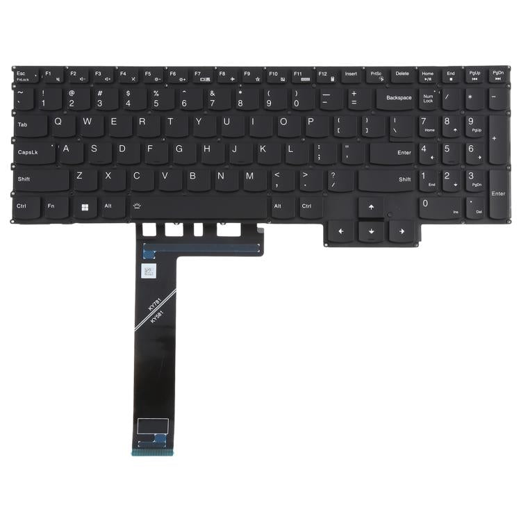Tastiera retroilluminata per laptop Lenovo Y7000/Y7000P 2020/2021/2022, versione USA., For Lenovo Y7000/Y7000P 2020/2021/2022