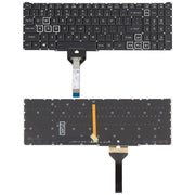 Tastiera retroilluminata per laptop Acer Nitro 5 AN515-51 52-55K1 N17C1 AN515-57-53TK, versione USA., For Acer Nitro 5