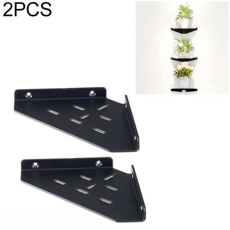 Mensola angolare triangolare in acrilico da parete, Single Pack, 2pcs/Pack