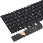 Tastiera retroilluminata per laptop Dell XPS 13 7390 9370 9380 P82G versione USA, For Dell XPS 13 7390(Black)