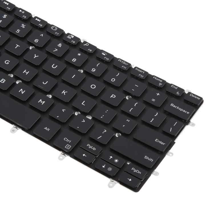 Tastiera retroilluminata per laptop Dell XPS 13 7390 9370 9380 P82G versione USA, For Dell XPS 13 7390(Black)