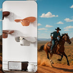 Supporto da parete in acrilico trasparente per riporre cappelli da cowboy e cappelli da sole., Single Pack, 2pcs/Pack