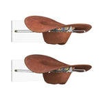 Supporto da parete in acrilico trasparente per riporre cappelli da cowboy e cappelli da sole., Single Pack, 2pcs/Pack