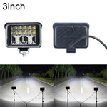 Faro a LED super luminoso da 12V-80V CC per veicoli elettrici, trattori, ATV/UTV, 15-LEDs Single Light, 3 inch 18-LEDs Single Light, 4 inch 30-LEDs High Low Light, 5 inch 48-LEDs High Low Light, 7 inch 57-LEDs High Low Light, 8 inch 84-LEDs High Low Li...