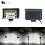 Faro a LED super luminoso da 12V-80V CC per veicoli elettrici, trattori, ATV/UTV, 15-LEDs Single Light, 3 inch 18-LEDs Single Light, 4 inch 30-LEDs High Low Light, 5 inch 48-LEDs High Low Light, 7 inch 57-LEDs High Low Light, 8 inch 84-LEDs High Low Li...