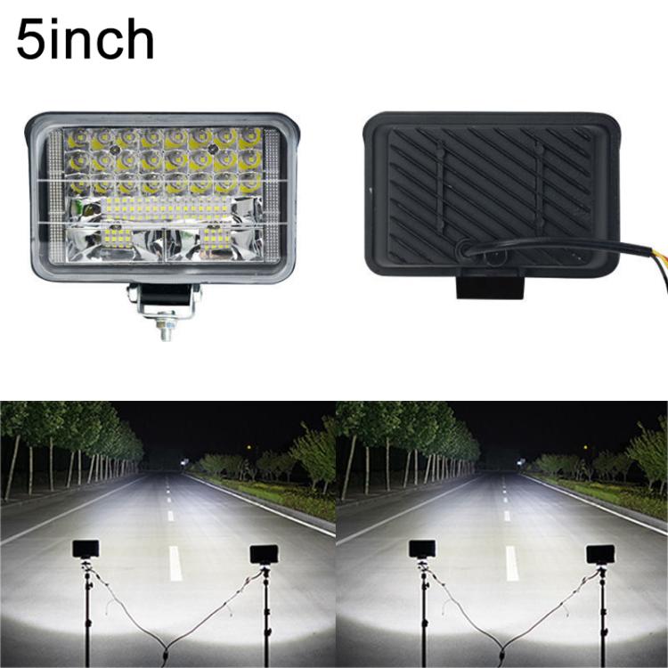 Faro a LED super luminoso da 12V-80V CC per veicoli elettrici, trattori, ATV/UTV, 15-LEDs Single Light, 3 inch 18-LEDs Single Light, 4 inch 30-LEDs High Low Light, 5 inch 48-LEDs High Low Light, 7 inch 57-LEDs High Low Light, 8 inch 84-LEDs High Low Li...