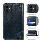 Custodia in pelle a ribalta per iPhone 12, 12 Pro e 12 Pro Max