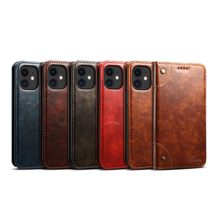 Custodia in pelle a ribalta per iPhone 12, 12 Pro e 12 Pro Max
