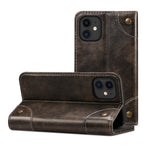 Custodia in pelle a ribalta per iPhone 12, 12 Pro e 12 Pro Max