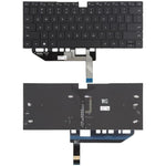 Tastiera retroilluminata per laptop Huawei Matebook X EUL-W19 EUL-W19P EUL-W29P EUL-WX9 versione USA., For Huawei Matebook X