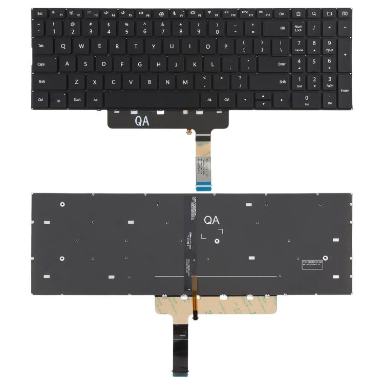 Tastiera retroilluminata per laptop Huawei MateBook D16 MCLF-16 MCLG-16 versione USA., For Huawei MateBook D16