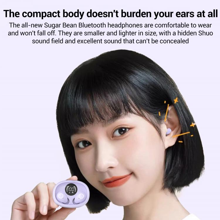 Auricolari Bluetooth in-ear ultra-mini con display digitale, riduzione del rumore durante il sonno, modello SK32., SK32