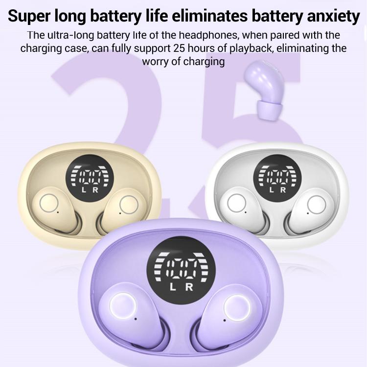 Auricolari Bluetooth in-ear ultra-mini con display digitale, riduzione del rumore durante il sonno, modello SK32., SK32