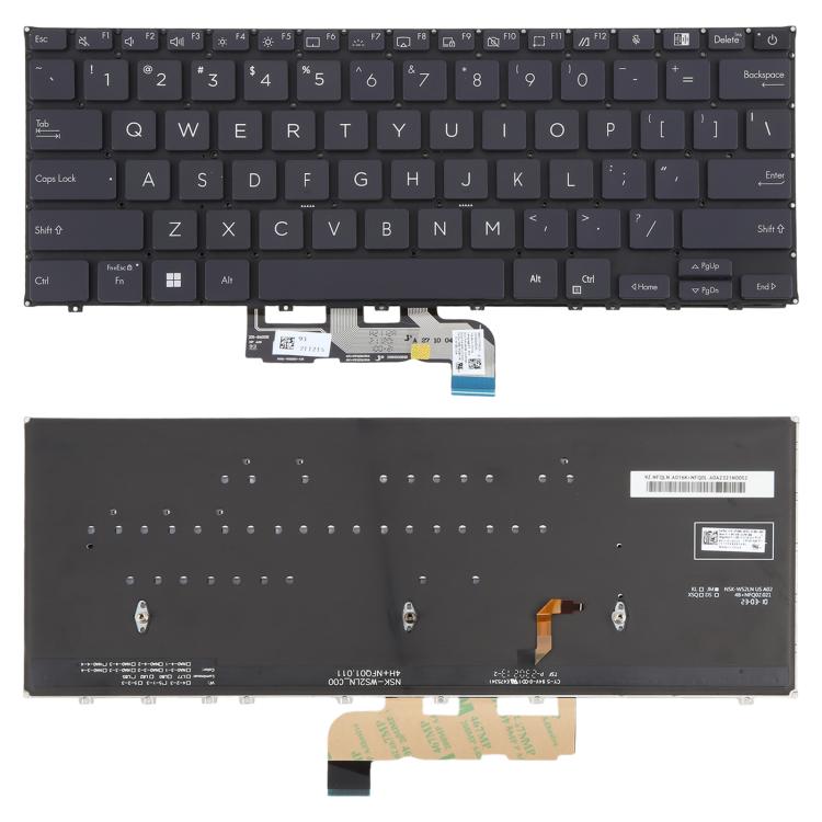 Tastiera retroilluminata per laptop ASUS ExpertBook B9 B9450 B9450CEA B9450F B9450FA versione USA