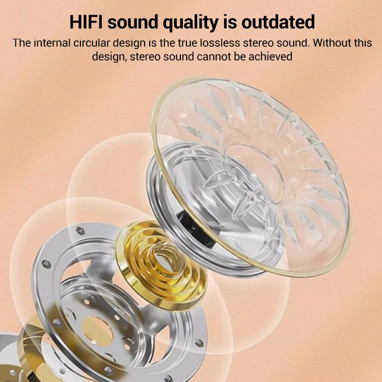 Auricolari Bluetooth ultra-mini semi-in-ear con copertura scorrevole e riduzione del rumore durante il sonno., mini13N
