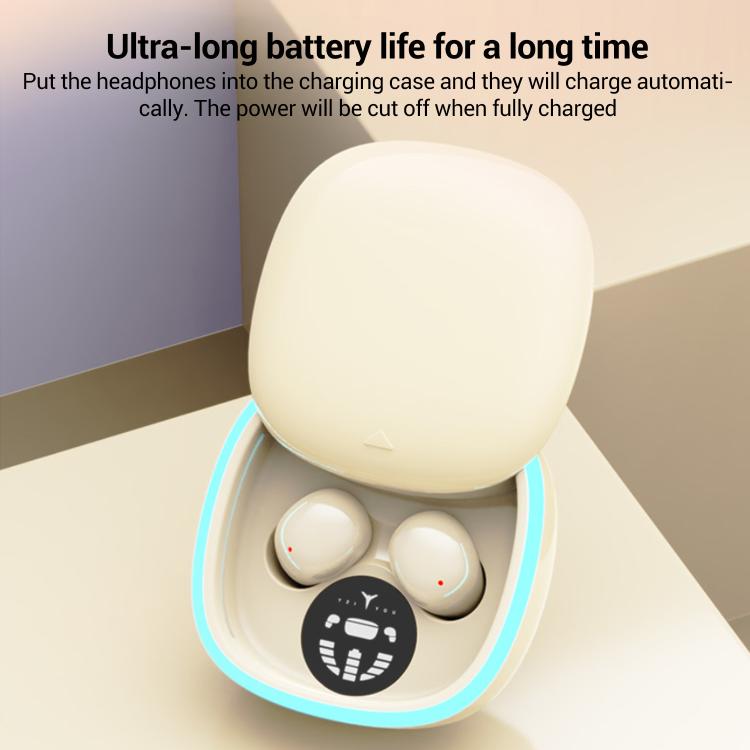 Auricolari Bluetooth ultra-mini semi-in-ear con copertura scorrevole e riduzione del rumore durante il sonno., mini13N