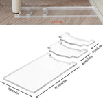 Distanziatori da parete antiscivolo in acrilico trasparente per mobili, Single Set/Pack, Two Set/Pack