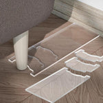 Distanziatori da parete antiscivolo in acrilico trasparente per mobili, Single Set/Pack, Two Set/Pack