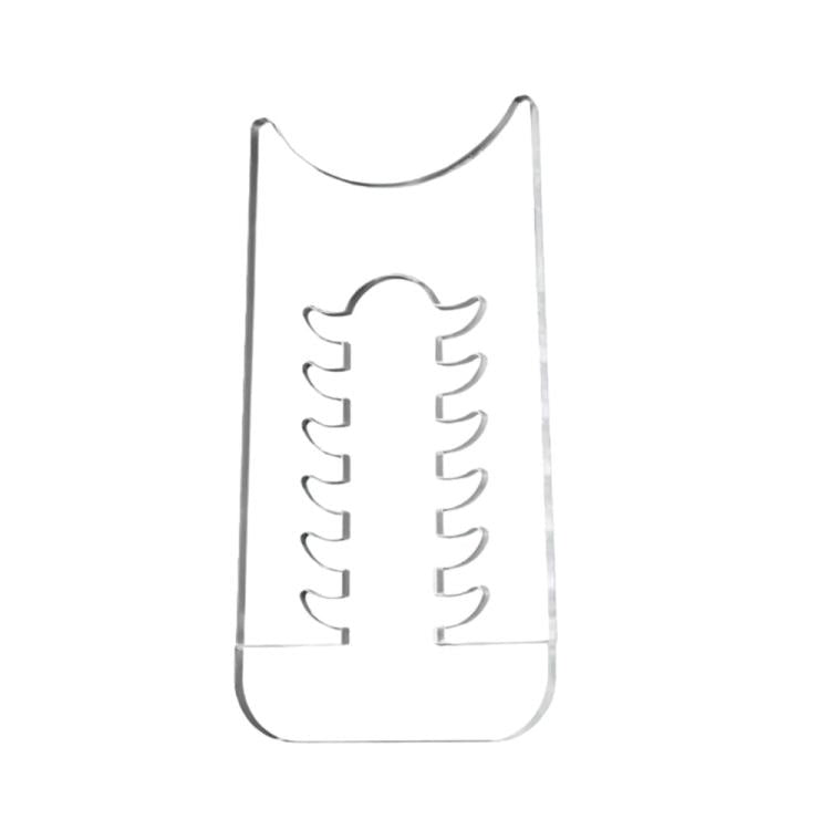 Distanziatori da parete antiscivolo regolabili in acrilico trasparente per mobili., Single Set/Pack, Two Set/Pack