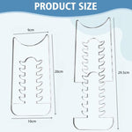 Distanziatori da parete antiscivolo regolabili in acrilico trasparente per mobili., Single Set/Pack, Two Set/Pack