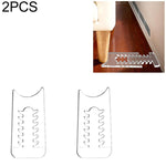 Distanziatori da parete antiscivolo regolabili in acrilico trasparente per mobili., Single Set/Pack, Two Set/Pack