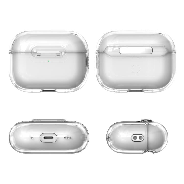 Custodia protettiva antiurto Clear Lock per auricolari wireless., For AirPods Pro 3, For AirPods Pro 2, For AirPods Pro