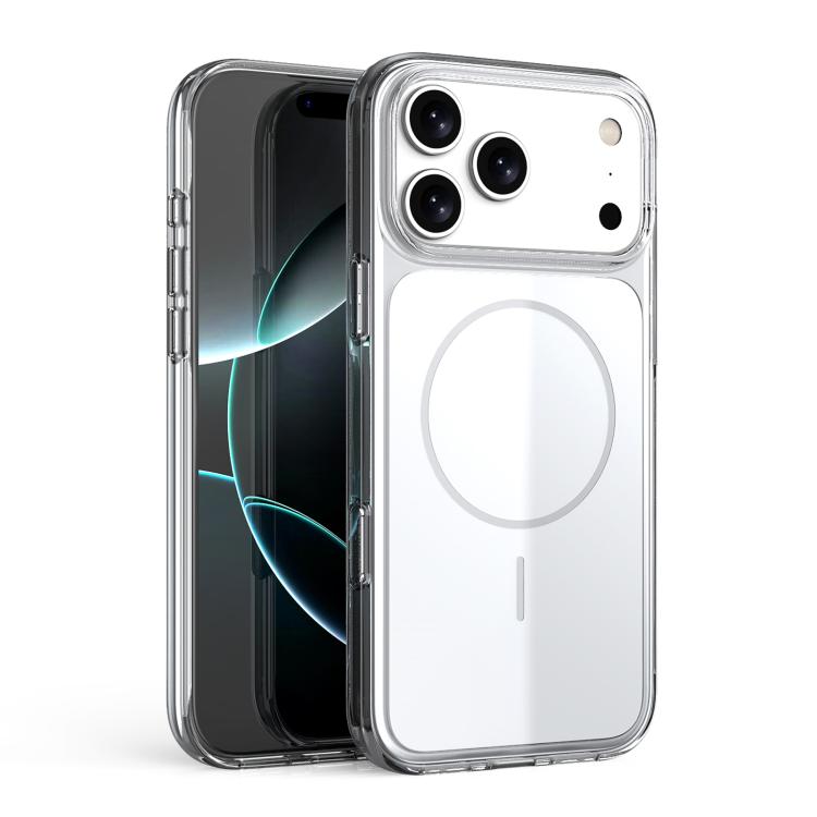 Custodia magnetica antiurto per telefono in policarbonato traslucido., For iPhone 17 Pro Max, For iPhone 17 Pro