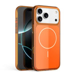 Custodia magnetica antiurto per telefono in policarbonato traslucido., For iPhone 17 Pro Max, For iPhone 17 Pro