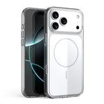 Custodia magnetica antiurto per telefono in policarbonato traslucido., For iPhone 17 Pro Max, For iPhone 17 Pro