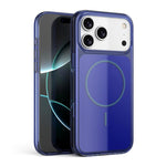 Custodia magnetica antiurto per telefono in policarbonato traslucido., For iPhone 17 Pro Max, For iPhone 17 Pro