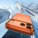 Custodia magnetica antiurto per telefono in policarbonato traslucido., For iPhone 17 Pro Max, For iPhone 17 Pro