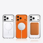 Custodia magnetica antiurto per telefono in policarbonato traslucido., For iPhone 17 Pro Max, For iPhone 17 Pro