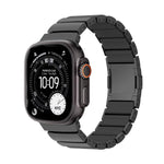 Cinturino per orologio in lega di titanio e silicone con chiusura magnetica a una perlina, For Apple Watch 46mm / 49mm / 45mm / 44mm, For Apple Watch 42mm / 41mm / 40mm / 38mm