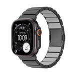 Cinturino per orologio in lega di titanio e silicone con chiusura magnetica a una perlina, For Apple Watch 46mm / 49mm / 45mm / 44mm, For Apple Watch 42mm / 41mm / 40mm / 38mm