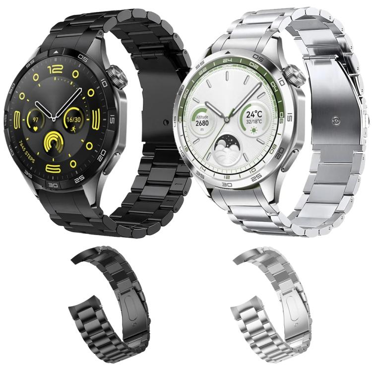 Cinturino per orologio in lega di titanio con fibbia piatta pieghevole a tre perline., For OPPO Watch X2 / Watch X