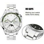 Cinturino per orologio in lega di titanio con fibbia piatta pieghevole a tre perline., For OPPO Watch X2 / Watch X