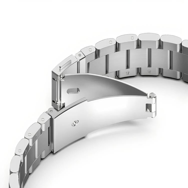 Cinturino per orologio in lega di titanio con fibbia piatta pieghevole a tre perline., For OPPO Watch X2 / Watch X