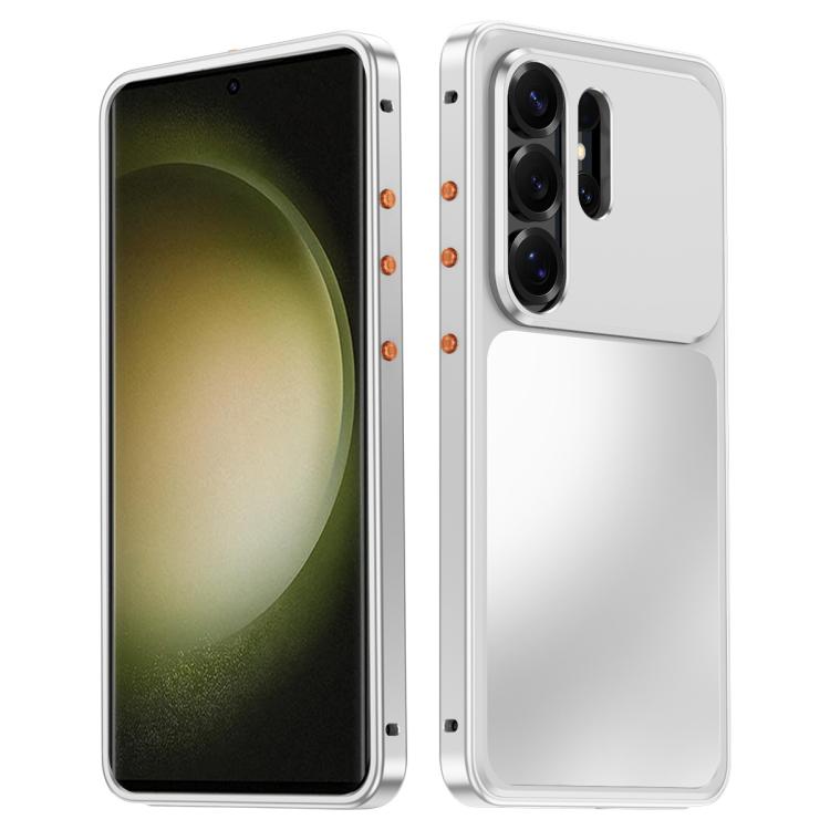 Custodia per telefono in metallo con fibbia magnetica, For Samsung Galaxy S26 Ultra 5G, For Samsung Galaxy S25 Ultra 5G, For Samsung Galaxy S24 Ultra 5G, For Samsung Galaxy S23 Ultra 5G